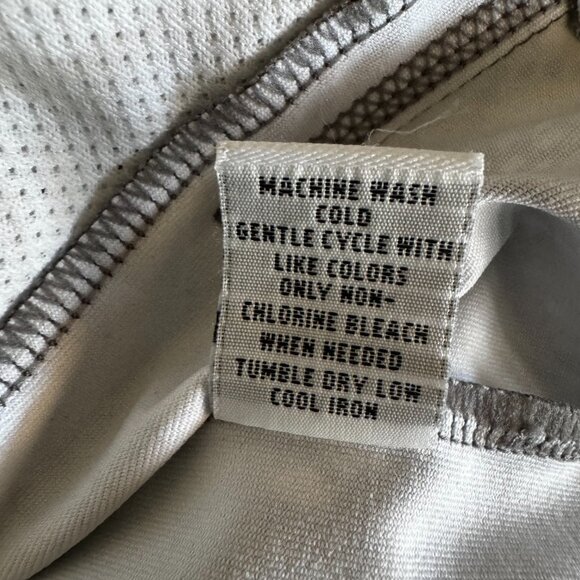 Style & Co. Sport Size L Gray Black Snakeskin Pattern Athletic Jacket Full Zip - Picture 10 of 14